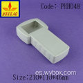 Caja de plástico portátil en T Caja electrónica Caja de plástico portátil con carcasa para dispositivos electrónicos PHH048 con tamaño 210X110X46 mm